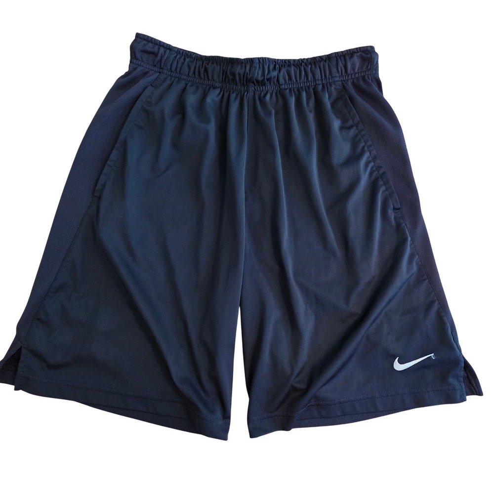 Nike Dri Fit Basketball Shorts Mens M Mesh Pockets Gym Athletic Sporty Black
